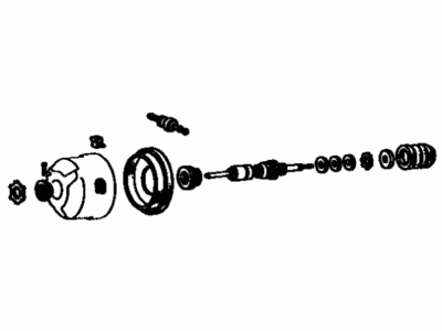 1978 Toyota Corolla Brake Booster - 04443-12040