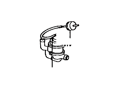 Toyota 90925-01021 Valve, Vacuum Transmitting