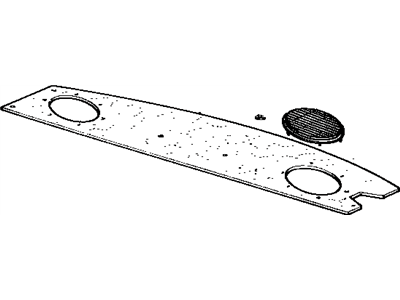 Toyota 64330-12140 Panel Assy, Package Tray Trim