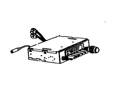 Toyota 86120-12220 Receiver Assembly, Radio