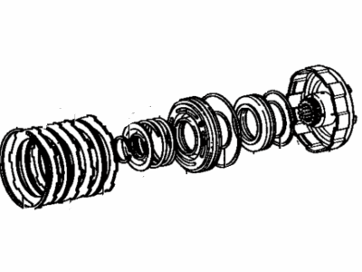 35650-22010 Toyota Clutch Assembly Rear Multiple Disc Illustration 1 of 1
