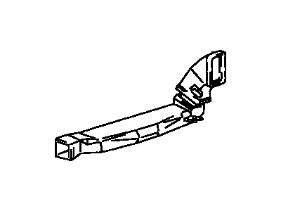 Toyota 55845-12040 Duct, Air, Side RH