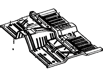 Toyota 58111-22100 Pan Sub-Assy, Front Floor