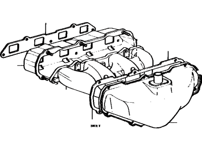 Toyota 17188-26010 Gasket, Heat INSULATOR