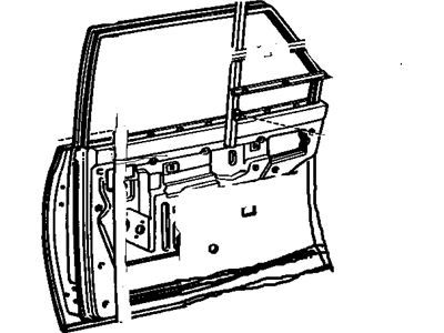 Toyota 67003-12150 Panel Sub-Assembly, Rear Door, RH