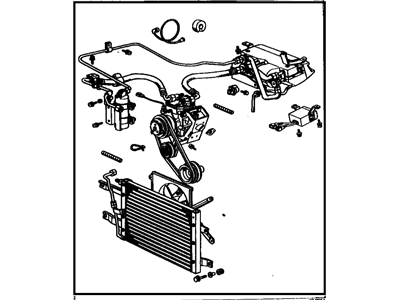 88300-12302 Toyota Cooler & Accessory Assembly Illustration 1 of 1