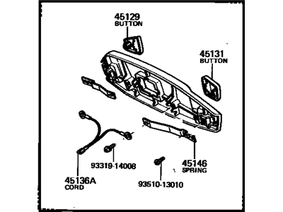 Toyota 45130-12122-06 Button Assy, Horn