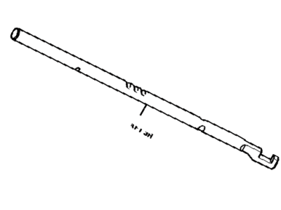 Toyota 33243-14010 Shaft, 3rd & 4th Shift Fork