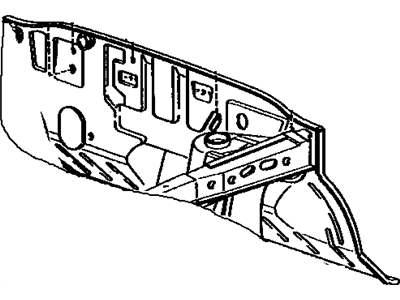 Toyota 55101-12182 Panel Sub-Assembly, Dash