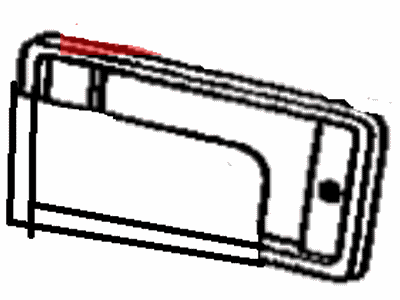 Toyota 81752-13030 Gasket, Rear Side Marker Lamp Lens