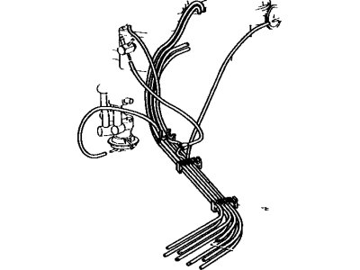 Toyota 17340-61120 Hose Assy, Vacuum Switching Valve