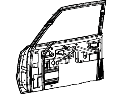 Toyota 67001-12280 Panel Sub-Assy, Front Door, RH