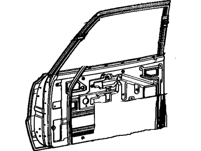 Toyota 67001-12281 Panel Sub-Assy, Front Door, RH