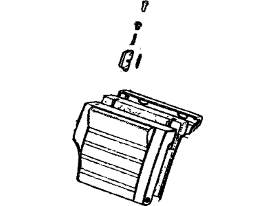 Toyota 71480-1A170-14 Back Assembly, Rear Seat, RH