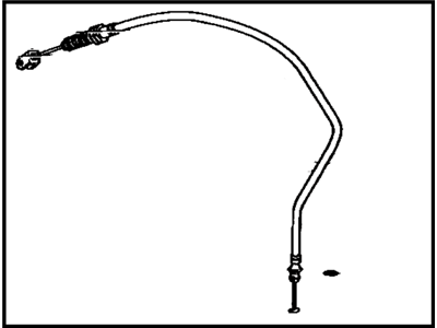 1980 Toyota Corolla Throttle Cable - 35520-12050