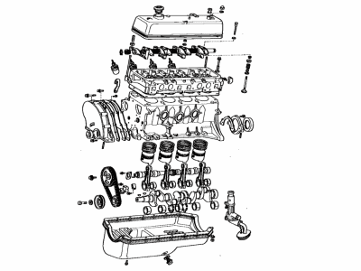 Toyota 19000-26081 Partial Engine Assembly 19000-26081 Toyota Partial Engine Assembly Illustration 1 of 1