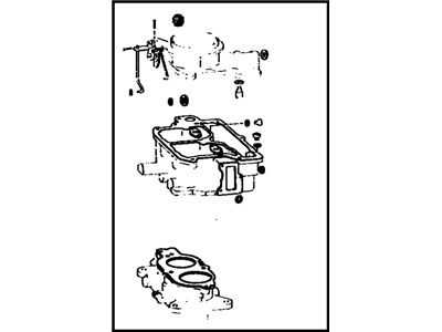 1975 Toyota Corolla Carburetor Gasket Kit - 04212-26031