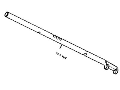 Toyota 33242-14010 Shaft, 1st & 2nd Shift Fork