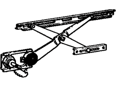 1978 Toyota Corolla Window Regulator - 69810-12121