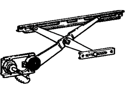 Toyota 69810-12112 Regulator Sub-Assy, Front Door Window, RH