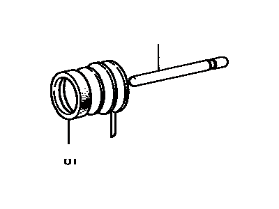 Toyota 31476-30021 Boot, Clutch Release Cylinder