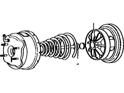 Toyota 44608-10011 Push Rod Sub-Assembly, Booster