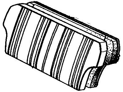 1978 Toyota Corolla Seat Cover - 71077-12631-08