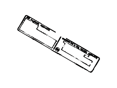 Toyota 11293-24170 Plate, Engine Caution