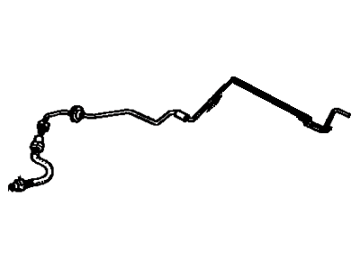 1977 Toyota Corolla Brake Line - 90947-02259