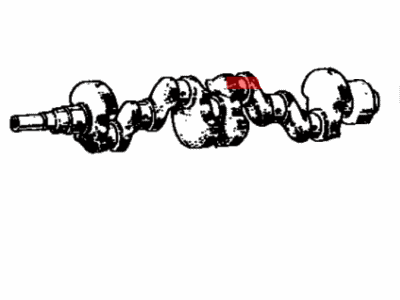 Toyota 13411-25012 CRANKSHAFT