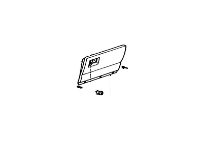 1976 Toyota Corolla Glove Box - 55550-12090-01