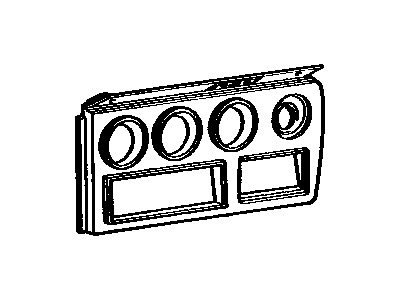 Toyota 55405-12301 Panel Assy, Instrument Cluster Finish