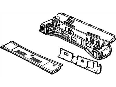 Toyota 55703-12061 Panel Sub-Assembly, COWL