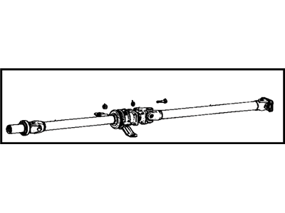 Toyota 37100-12030 Propelle Shaft Assembly W/Center Bearing