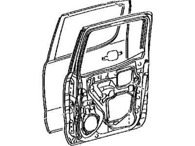 Toyota 67003-04071 Panel Sub-Assy, Rear Door, RH