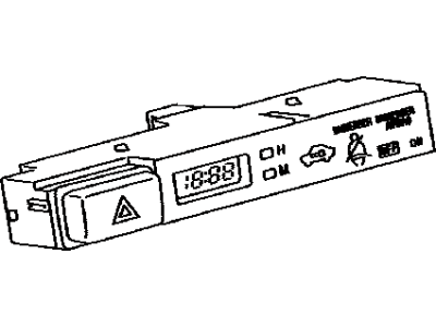 Toyota 84332-04070 Switch Assy, Hazard Warning Signal