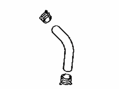 Toyota 44770-04010 Hose Assembly, Vacuum, N