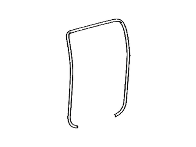 Toyota 62332-04030 WEATHERSTRIP, Rear Door Opening Trim