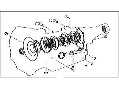 2011 Toyota Tacoma Automatic Transmission Overhaul Kit - 04351-35270