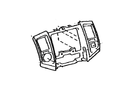 Toyota 55412-04080 Panel, Instrument Cluster Finish
