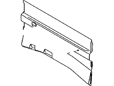 Toyota 64270-04160-C2 Trim Assembly, Back Pane