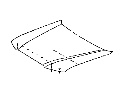 Toyota 53301-04230 Hood Sub-Assembly