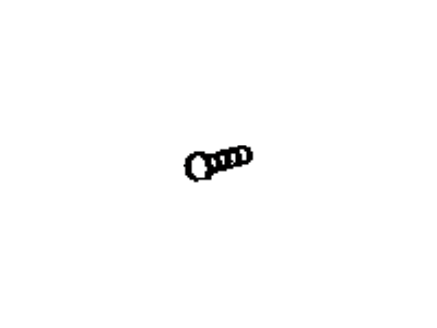 Toyota 72189-04010 Screw, Rear Seat HORIZ