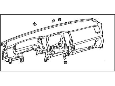 Toyota 55301-04060-B3 Panel Sub-Assy, Instrument