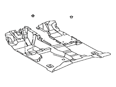 Toyota 58510-04A40-B0 Carpet Assembly, Floor