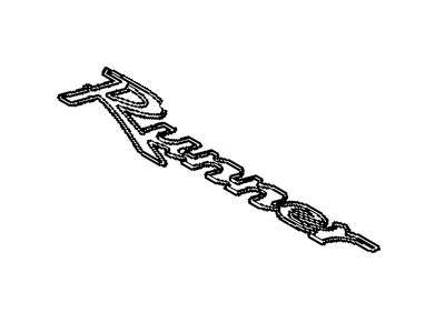 2007 Toyota Tundra Emblem - 75458-0C020