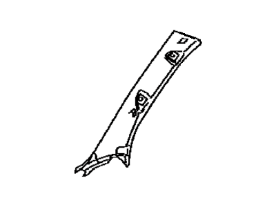 Toyota 62212-04110-C0 GARNISH, Front Pillar