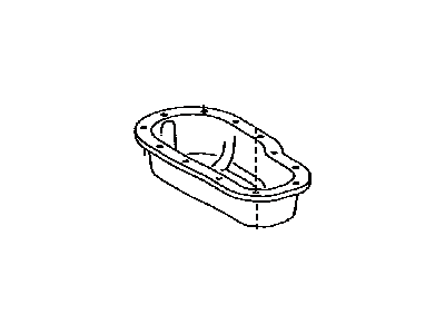 Toyota 12102-0P030 Pan Sub-Assembly, Oil, N