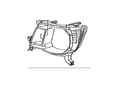 Toyota 81170-04173 Driver Side Headlight Assembly