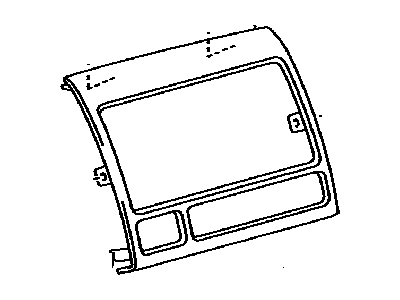 Toyota 55421-04020 Panel, Instrument Cluster Finish